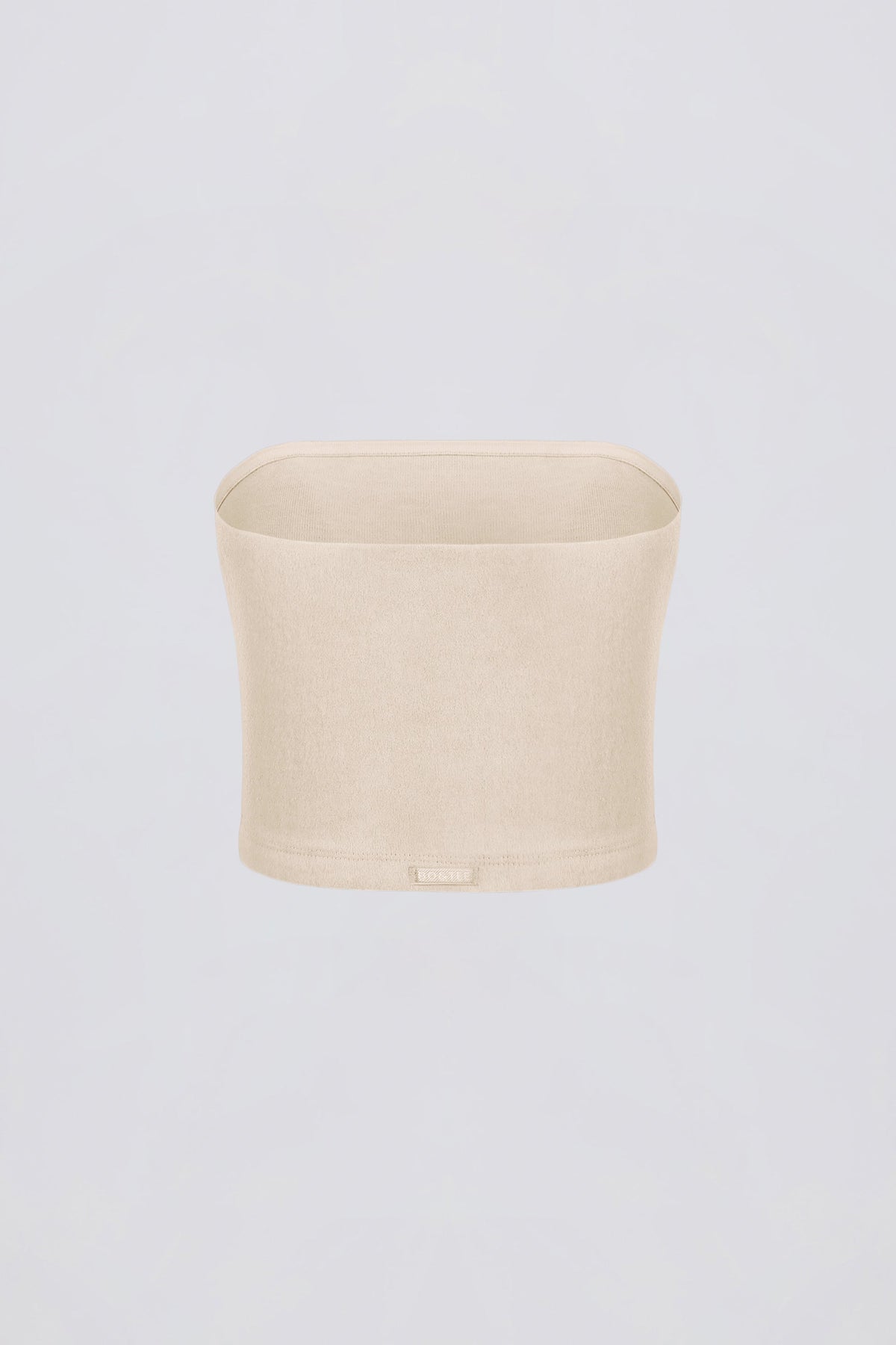 Brushed Jersey Bandeau Top in Ecru
