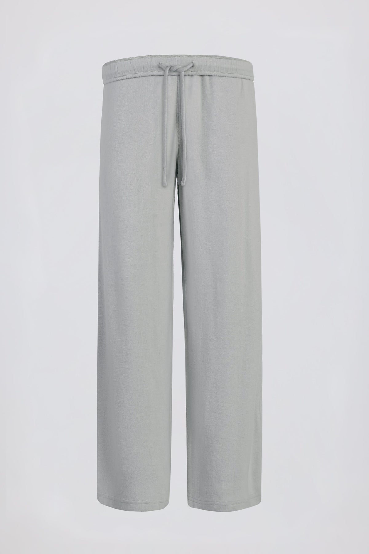 Tall Brushed Jersey Wide-Leg Joggers in Fog Grey