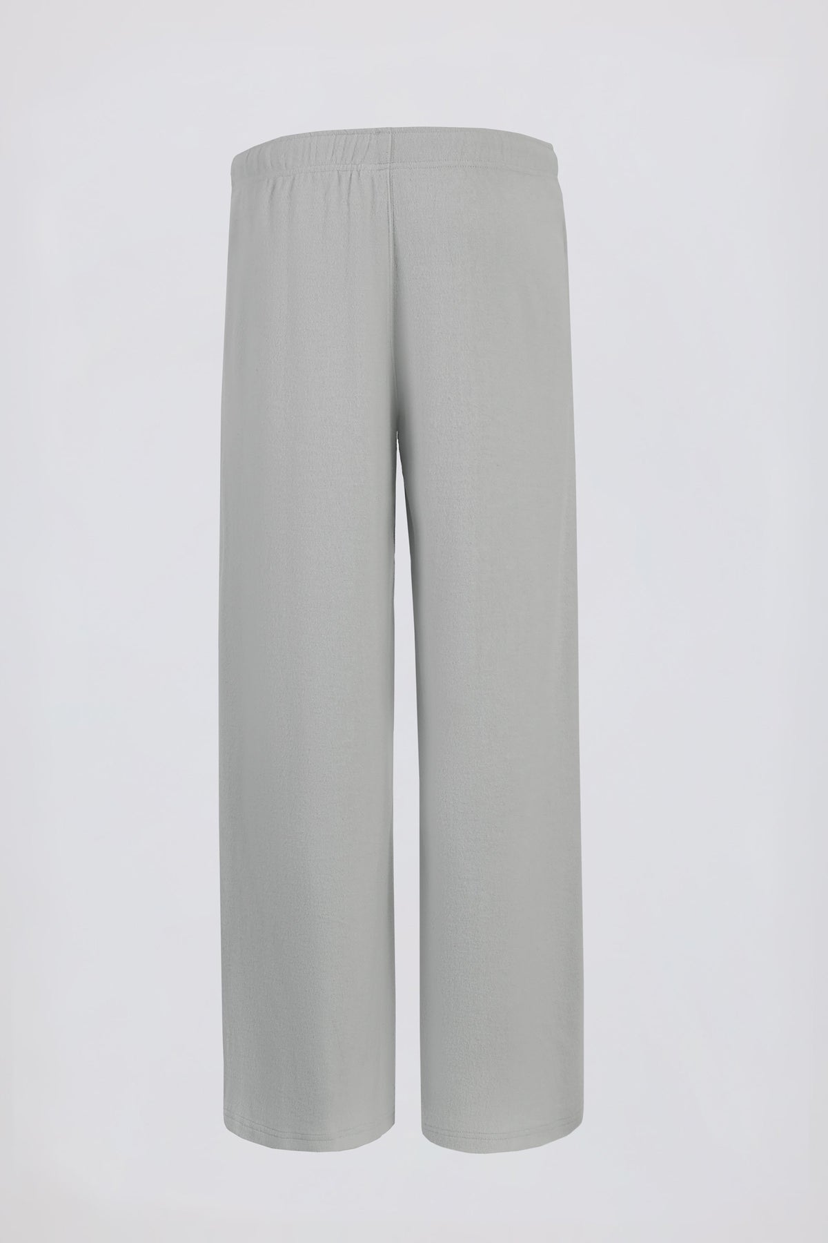 Tall Brushed Jersey Wide-Leg Joggers in Fog Grey