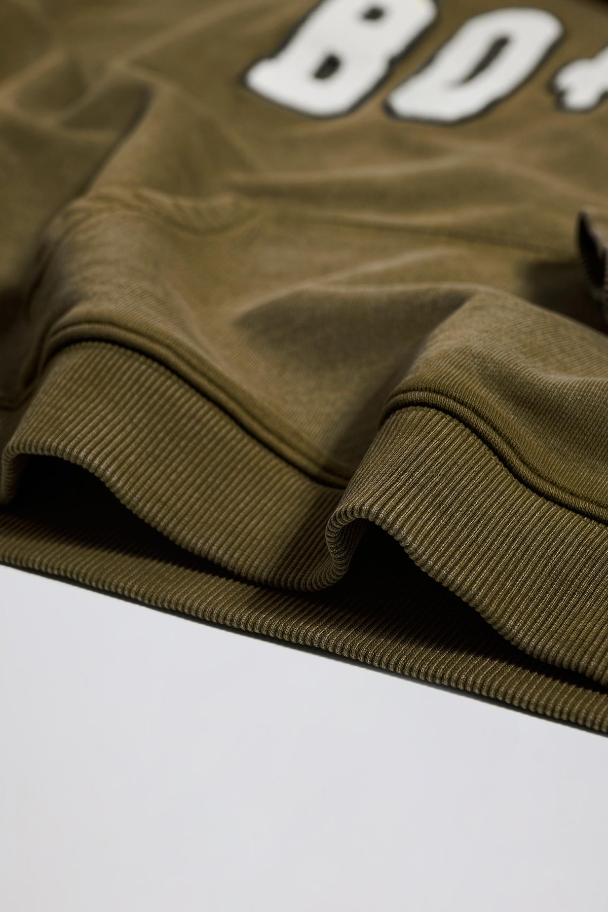 Acid Wash Oversized Hoodie in Dark Green