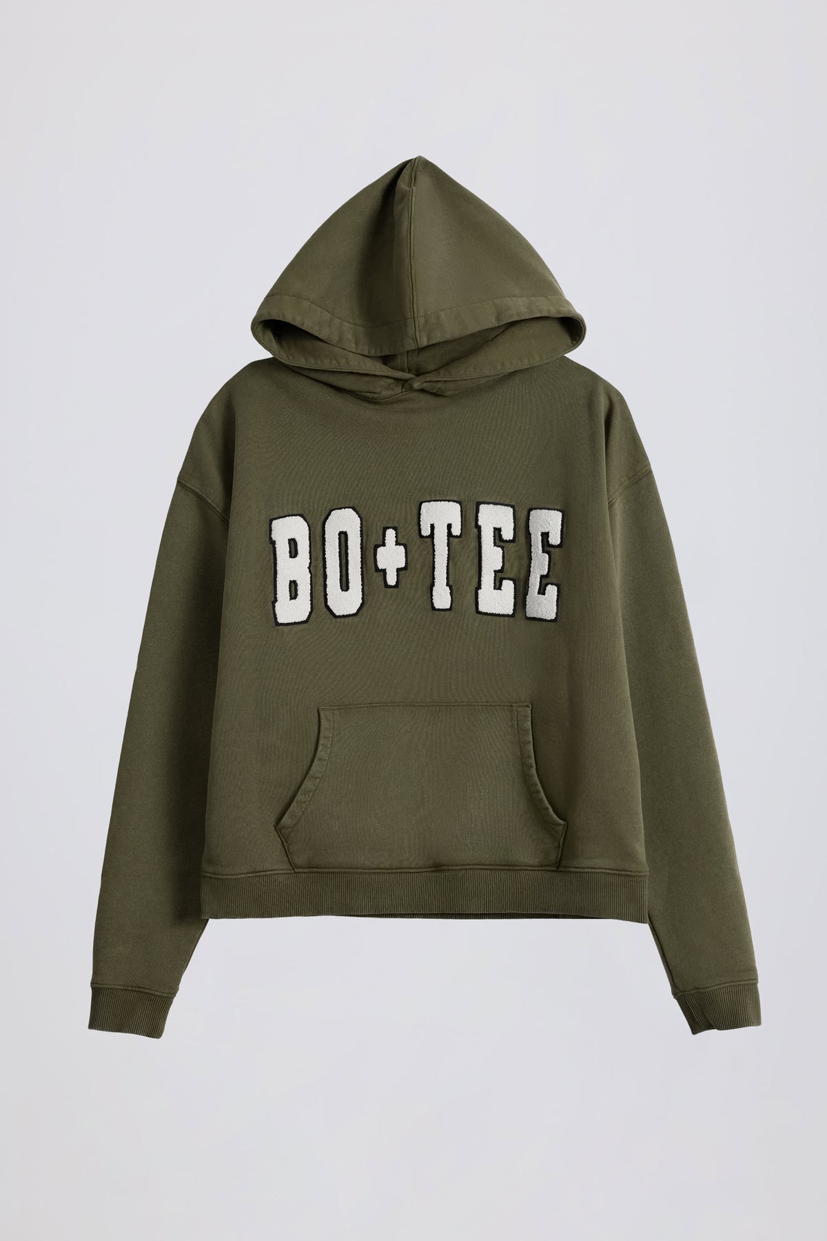 Acid Wash Oversized Hoodie in Light Green