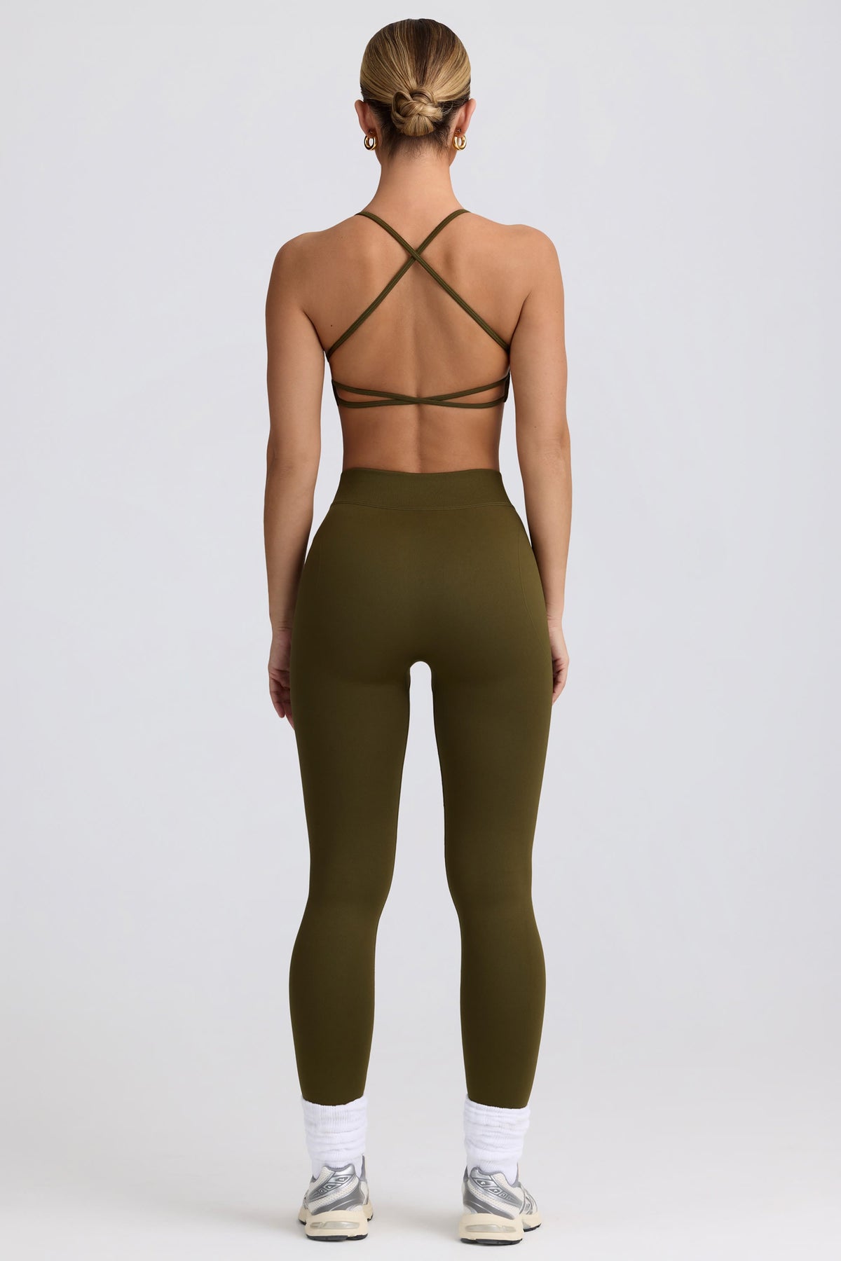 Super Sculpt Seamless High-Waist Leggings in Dark Green